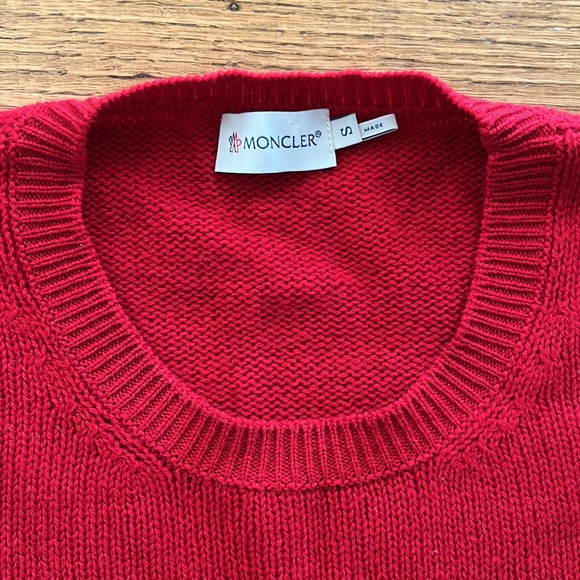 Moncler red cashmere sweater - Picture 5 of 14